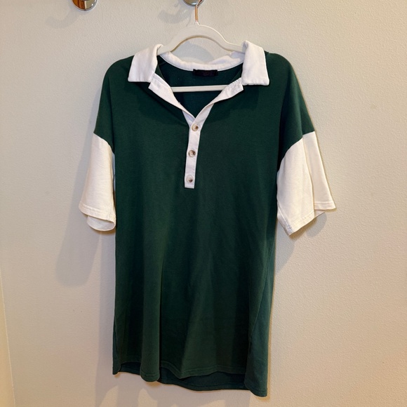 Colorblock Mini Rugby Dress - Picture 1 of 2